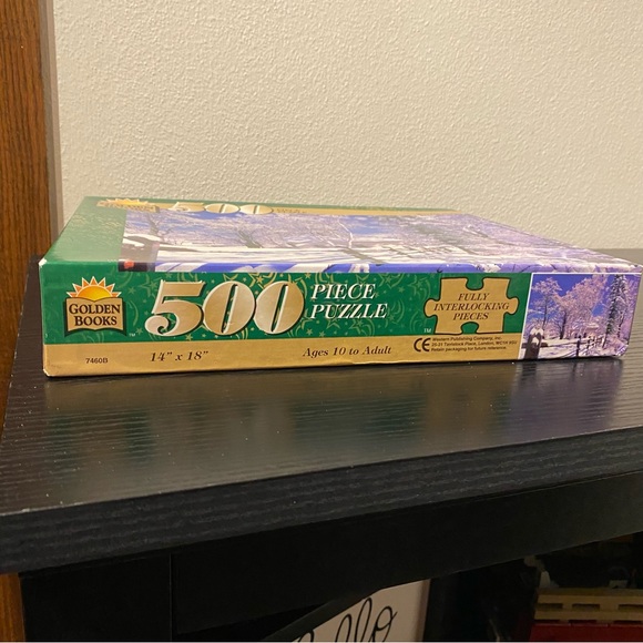 NEW Golden Books 500 Piece
Jigsaw Puzzle Winter Scene - Picture 3 of 5